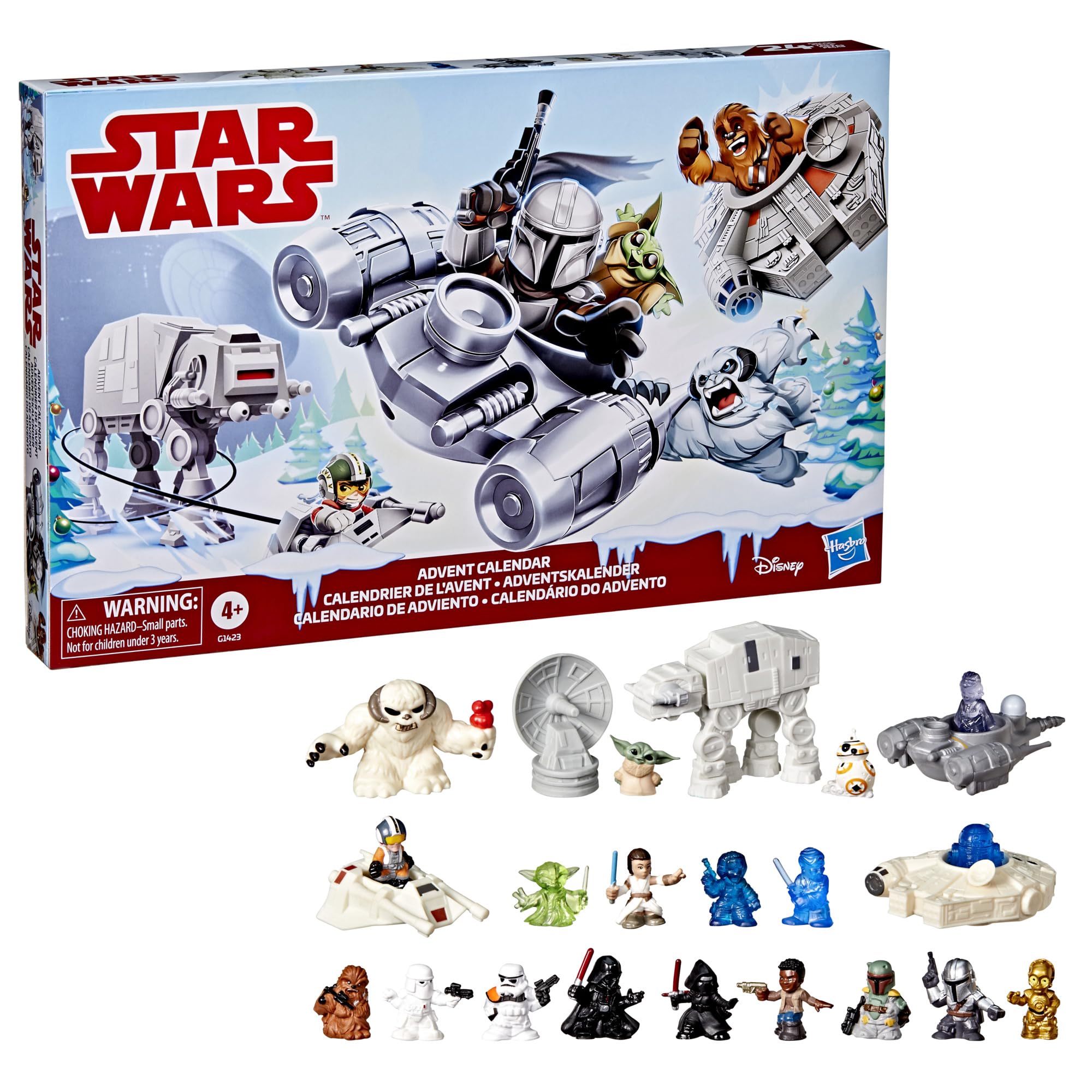 Amazon.com: STAR WARS Advent Calendar, 24 Pieces Including Micro